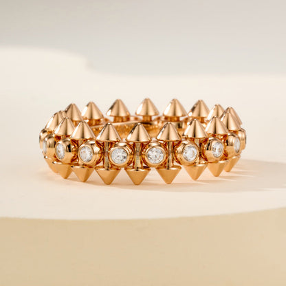 [Cadisa] CLASH 6.8MM DIAMOND MEDIUM RING