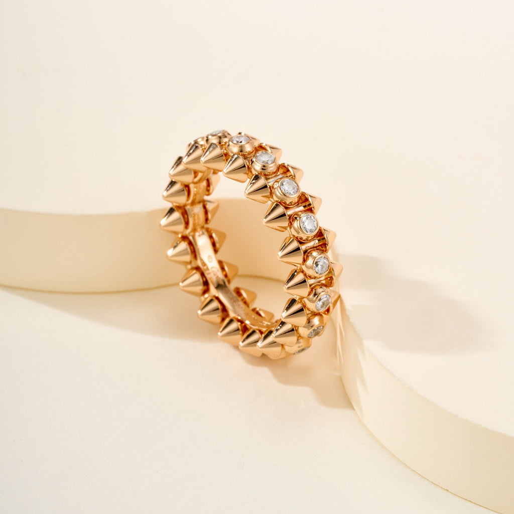 [Cadisa] CLASH 6.8MM DIAMOND MEDIUM RING