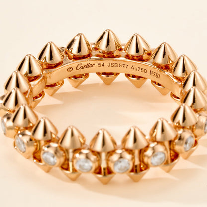 [Cadisa] CLASH 6.8MM DIAMOND MEDIUM RING