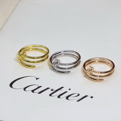 [Cadisa] JUSTE RING 4.8MM HALF DIAMOND