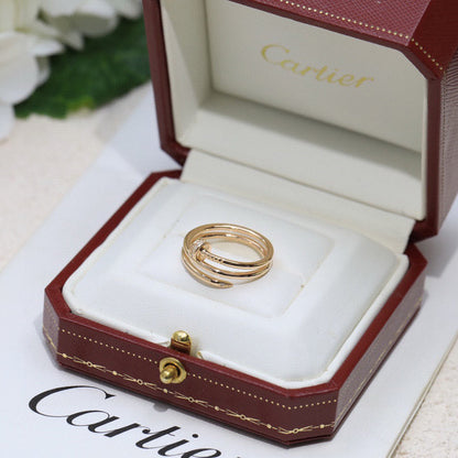 [Cadisa] JUSTE RING 4.8MM HALF DIAMOND