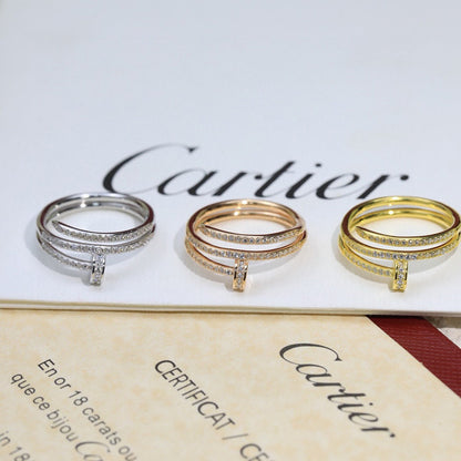 [Cadisa] JUSTE RING 4.8MM FULL DIAMOND