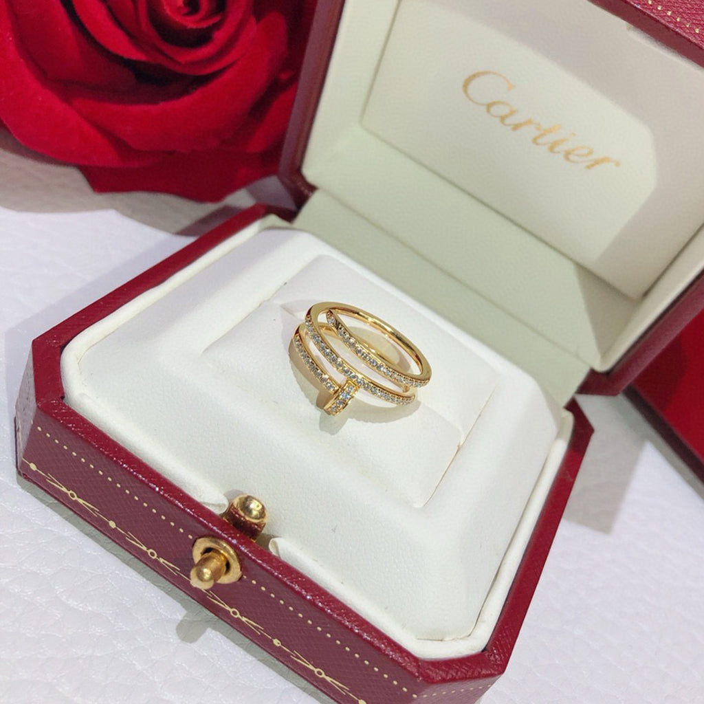[Cadisa] JUSTE RING 4.8MM FULL DIAMOND