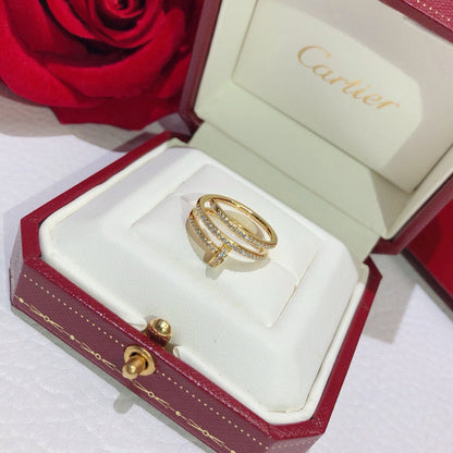 [Cadisa] JUSTE RING 4.8MM FULL DIAMOND