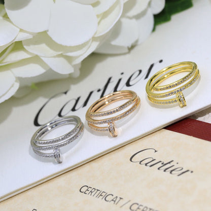 [Cadisa] JUSTE RING 4.8MM FULL DIAMOND