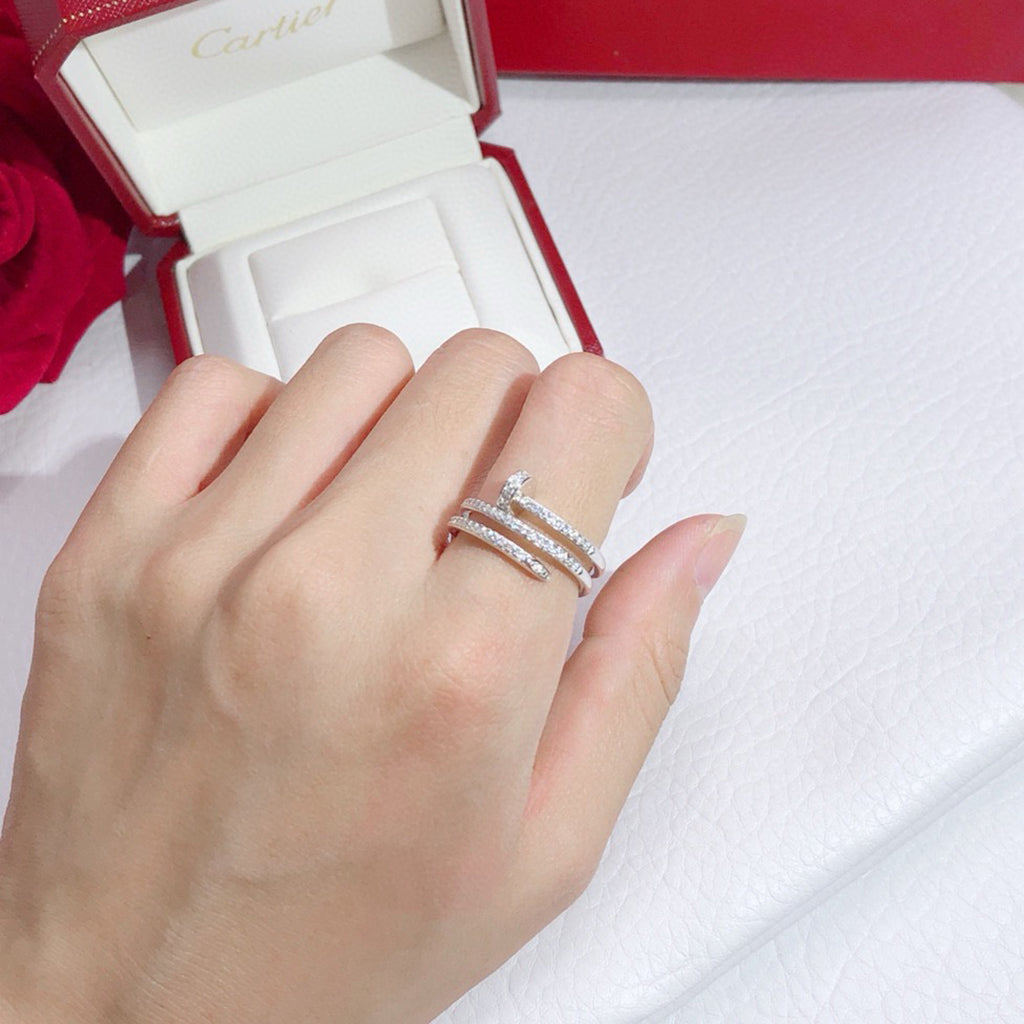 [Cadisa] JUSTE RING 4.8MM FULL DIAMOND