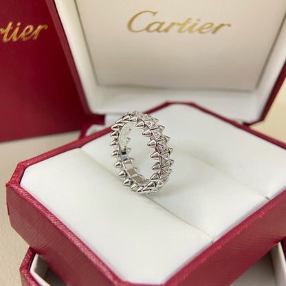 [Cadisa] CLASH 6.4MM SMALL FULL DIAMOND RING