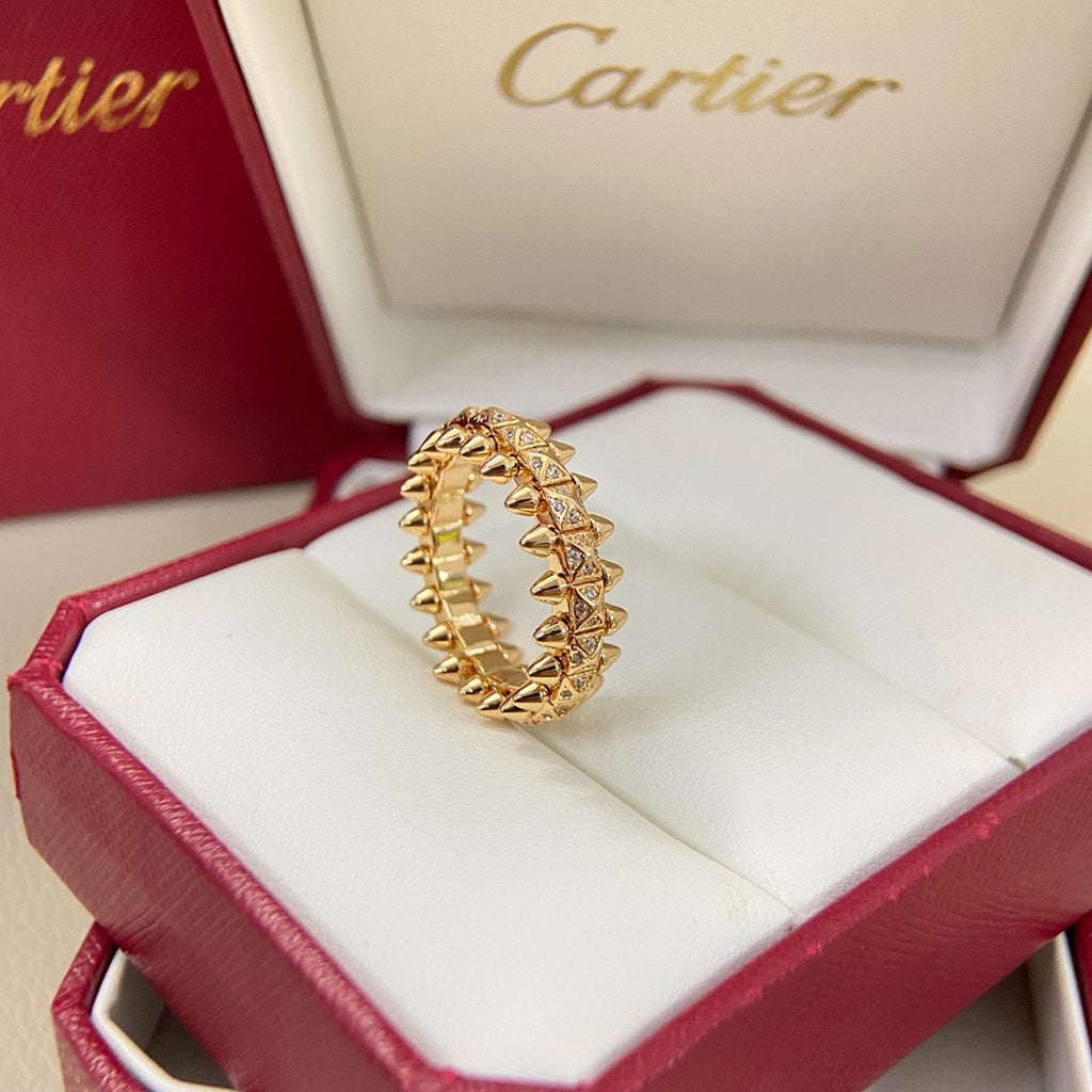[Cadisa] CLASH 6.4MM SMALL FULL DIAMOND RING