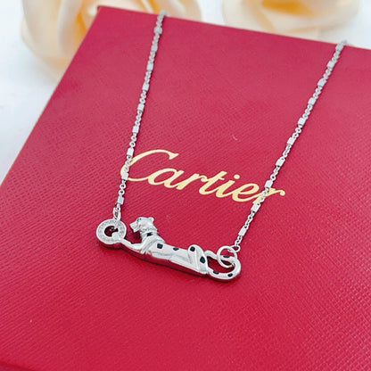 [Cadisa] PANTHERE FULL DIAMOND NECKLACE