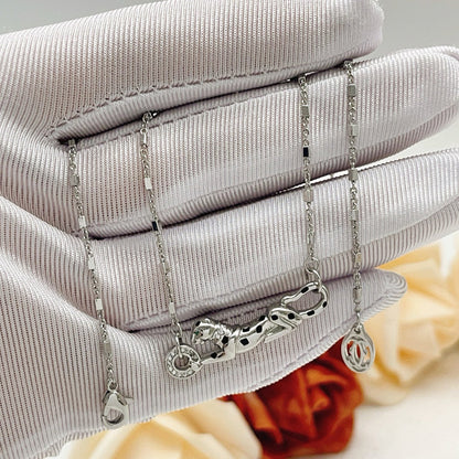 [Cadisa] PANTHERE FULL DIAMOND NECKLACE