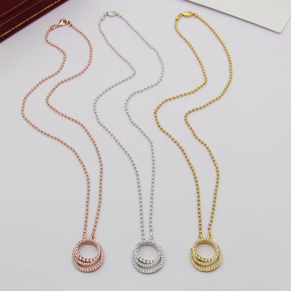 [Cadisa] ETINCELLE  FULL DIAMOND NECKLACE