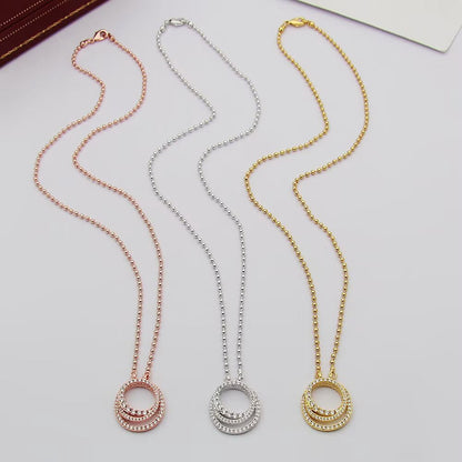 [Cadisa] ETINCELLE  FULL DIAMOND NECKLACE