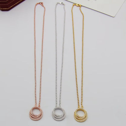 [Cadisa] ETINCELLE  FULL DIAMOND NECKLACE