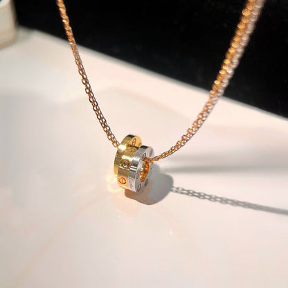 [Cadisa] LOVE 6 DIAMOND PENDANT NECKLACE