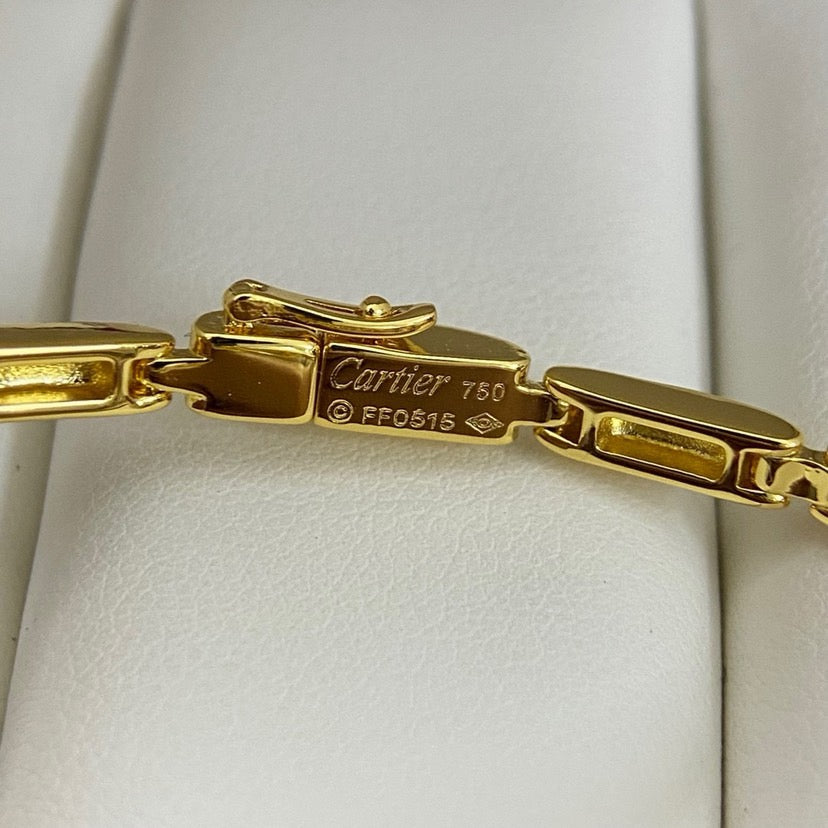 [Cadisa] PANTHERE HALF DIAMOND ON CHAIN BRACELET