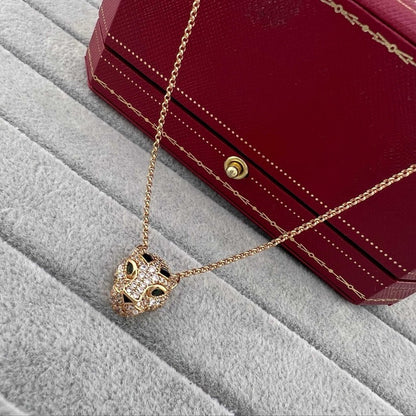 [Cadisa] PANTHERE FULL DIAMOND NECKLACE