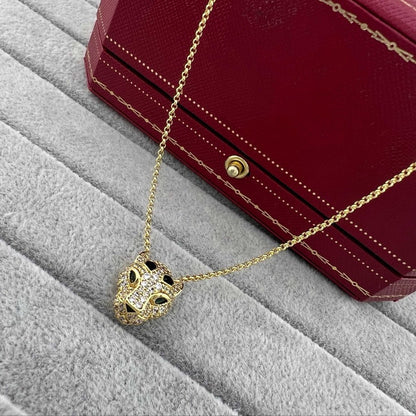 [Cadisa] PANTHERE FULL DIAMOND NECKLACE
