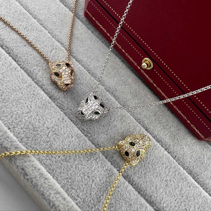 [Cadisa] PANTHERE FULL DIAMOND NECKLACE