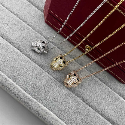[Cadisa] PANTHERE FULL DIAMOND NECKLACE