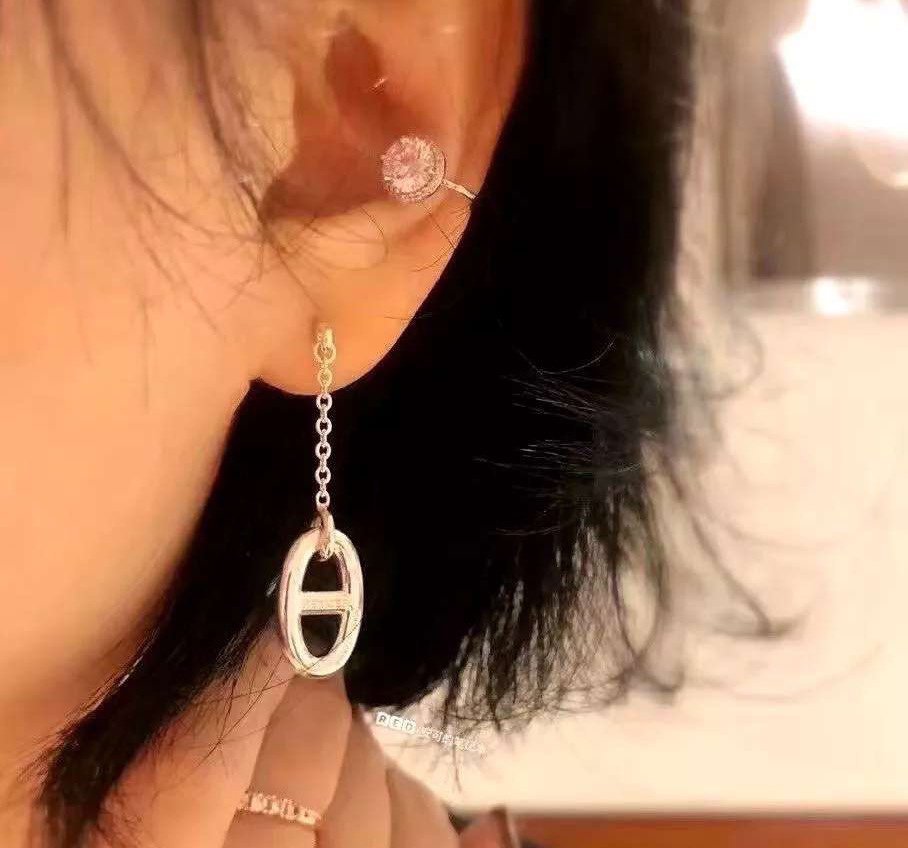 [Cadisa]CHAINE TASSEL EARRINGS