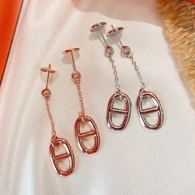 [Cadisa]CHAINE TASSEL EARRINGS