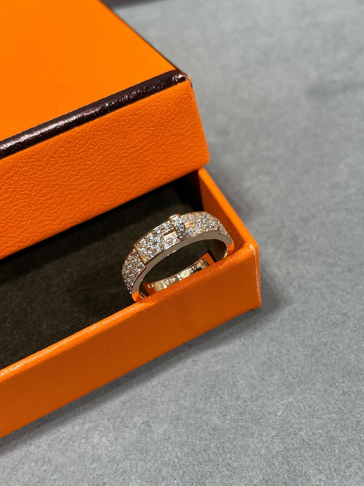 [Cadisa]KELLY PINK GOLD DIAMOND RING