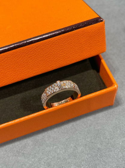 [Cadisa]KELLY PINK GOLD DIAMOND RING