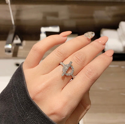 [Cadisa]ECHAPPEE RING SILVER DIAMOND