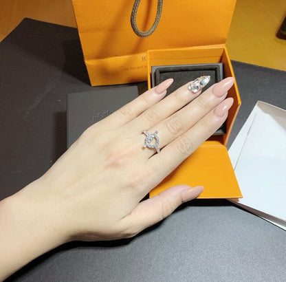 [Cadisa]ECHAPPEE RING SILVER DIAMOND
