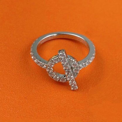 [Cadisa]ECHAPPEE RING SILVER DIAMOND