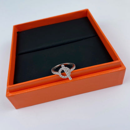 [Cadisa]ECHAPPEE RING SILVER DIAMOND
