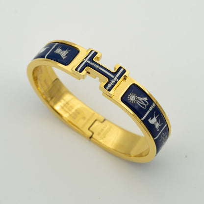[Cadisa]H BRACELET BLUE CERAMIC