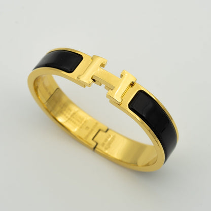 [Cadisa]H BLACK BRACELET