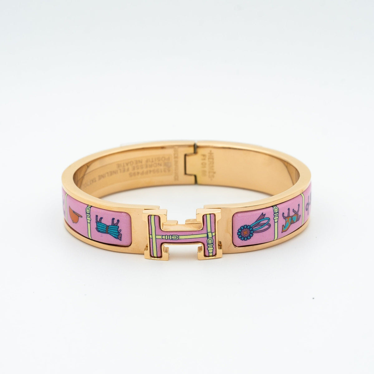 [Cadisa]H PINK GOLD BRACELET PINK CERAMIC