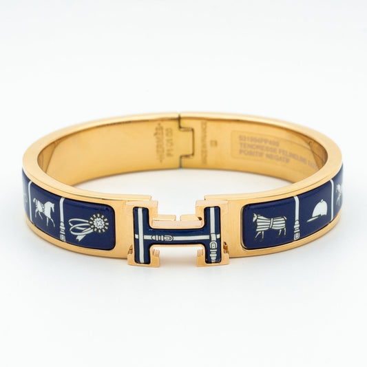 [Cadisa]H BRACELET BLUE CERAMIC