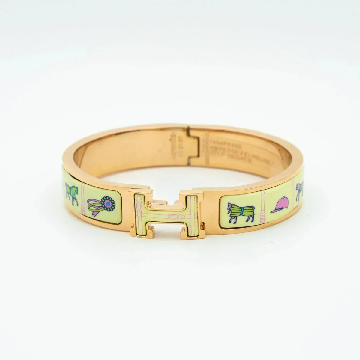 [Cadisa]H PINK GOLD BRACELET CREAM CERAMIC