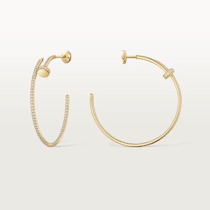 [Cadisa] JUSTE FULL DIAMOND LARGE EARRINGS