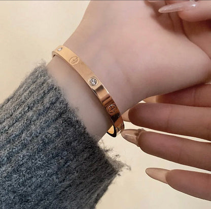 [Cadisa]2026 RAINBOW LOVE BRACELET 6.1MM  10 DIAMONDS