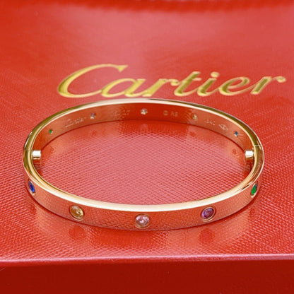[Cadisa]2026 RAINBOW LOVE BRACELET 6.1MM  10 DIAMONDS