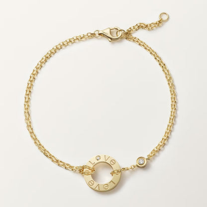 [Cadisa] LOVE BRACELET 2 DIAMOND