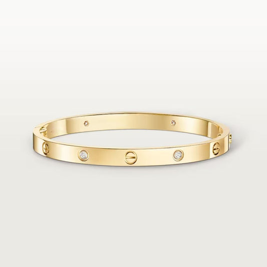 [Cadisa] LOVE BRACELET 4.8MM 4 DIAMONDS