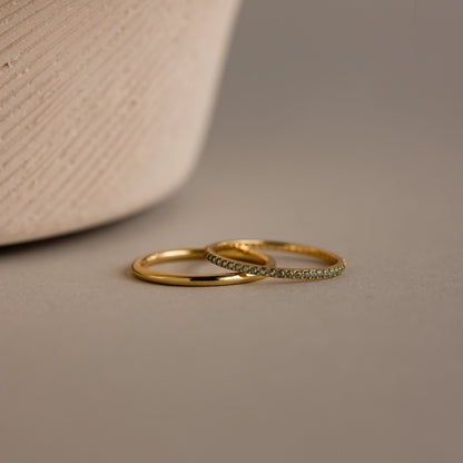 Birthstone Tennis Ring Set
