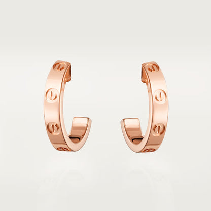 [Cadisa] LOVE EARRINGS 2.65 MM NO DIAMOND SMALL