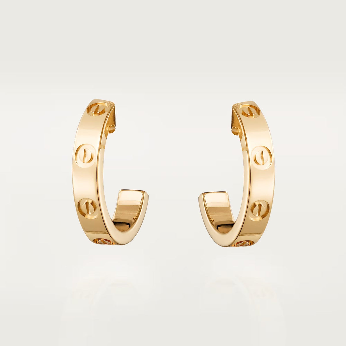 [Cadisa] LOVE EARRINGS 2.65 MM NO DIAMOND SMALL