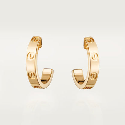 [Cadisa] LOVE EARRINGS 2.65 MM NO DIAMOND SMALL