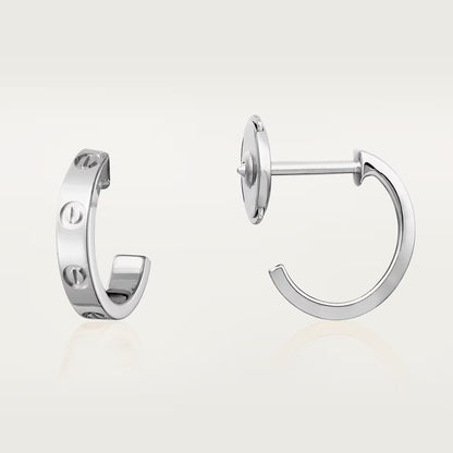 [Cadisa] LOVE EARRINGS 2.65 MM NO DIAMOND SMALL