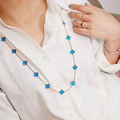 [Cadisa]CLOVER 20 MOTIFS TURQUOISE GOLD