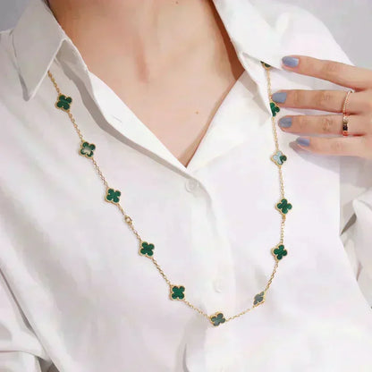 [Cadisa]CLOVER 20 MOTIFS MALACHITE GOLD