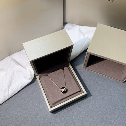 [Cadisa]JEUX DE PINK GOLD DIAMOND NECKLACE