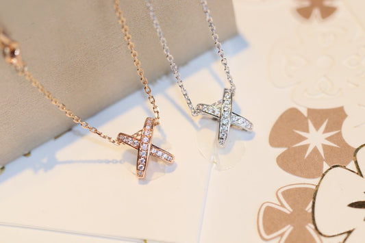 [Cadisa]JEUX DE DIAMOND NECKLACE